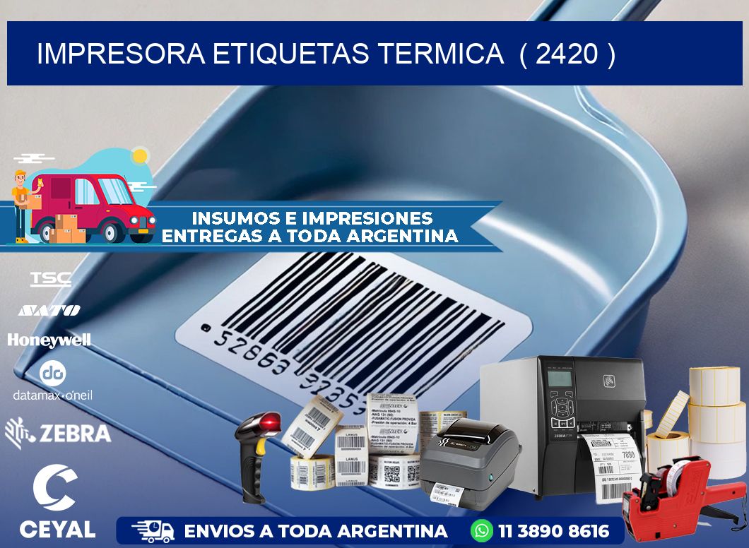 impresora etiquetas termica ( 2420 )