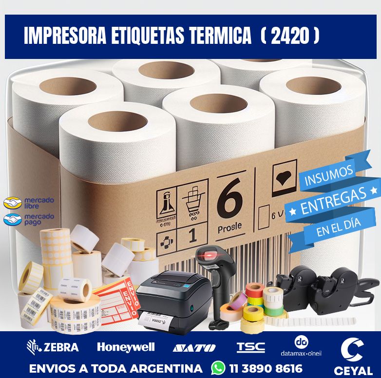 impresora etiquetas termica ( 2420 )