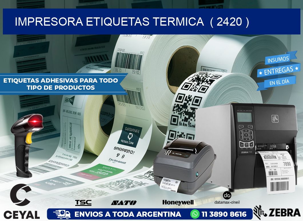 impresora etiquetas termica ( 2420 )