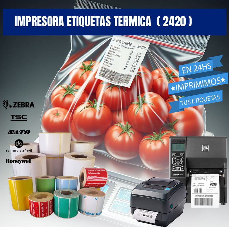 impresora etiquetas termica ( 2420 )