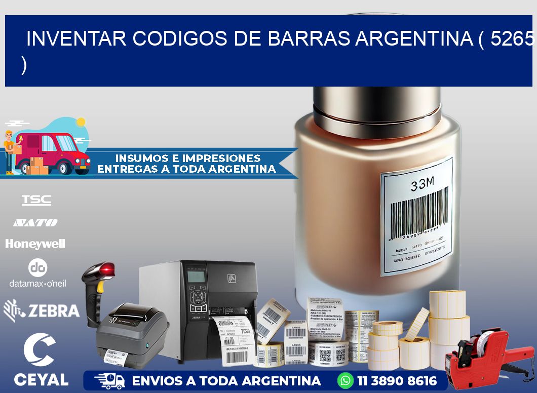 inventar codigos de barras argentina ( 5265 )