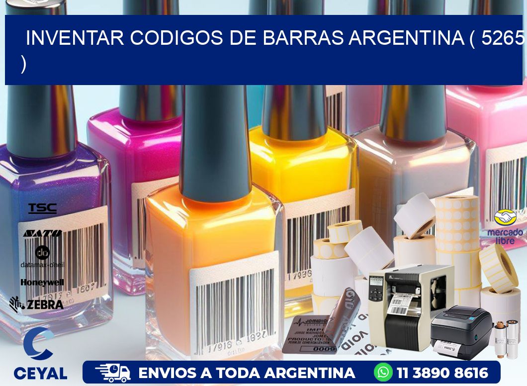 inventar codigos de barras argentina ( 5265 )