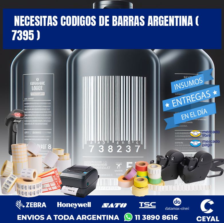 necesitas codigos de barras argentina ( 7395 )