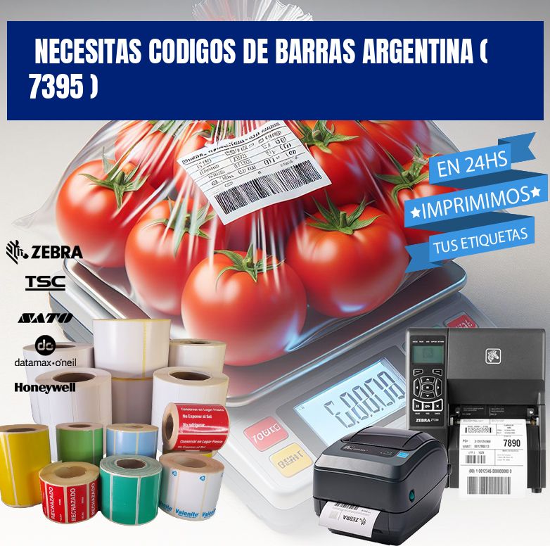 necesitas codigos de barras argentina ( 7395 )