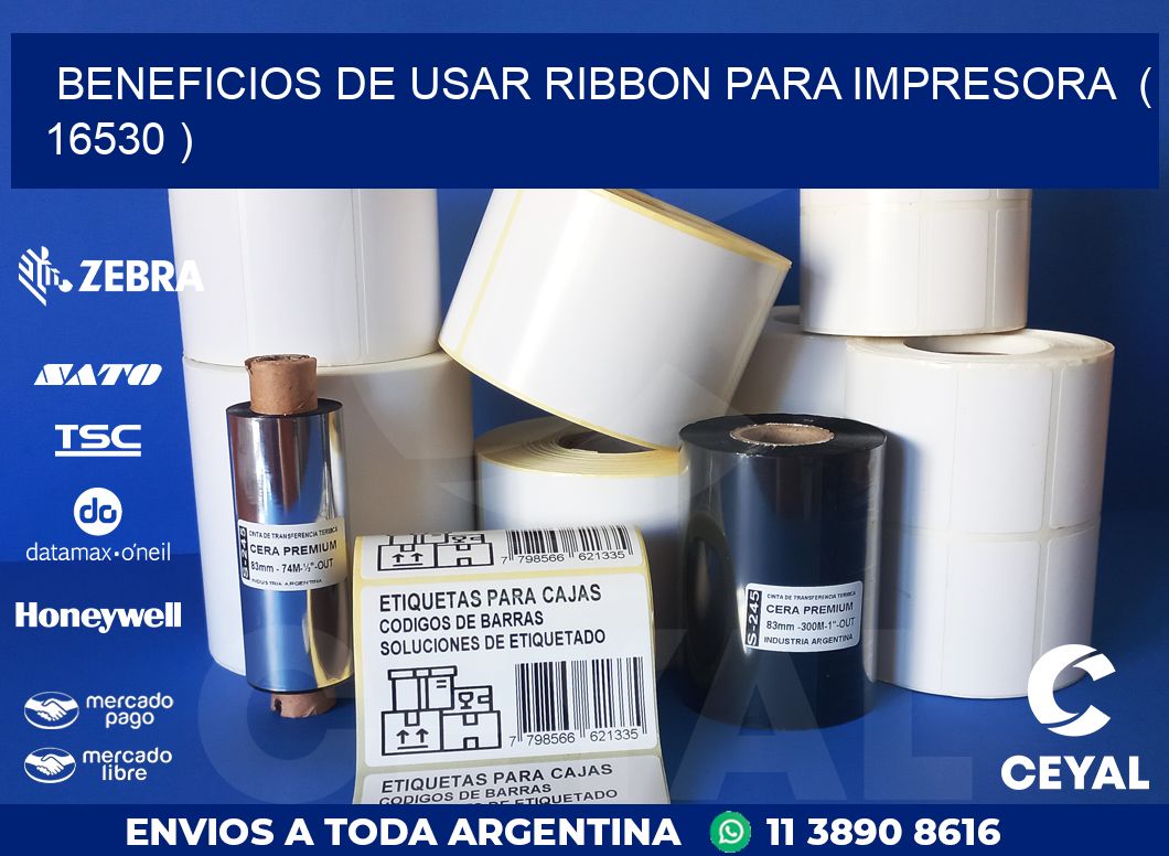 BENEFICIOS DE USAR RIBBON PARA IMPRESORA  ( 16530 )