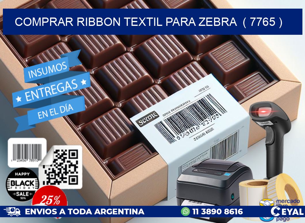 COMPRAR RIBBON TEXTIL PARA ZEBRA ( 7765 )