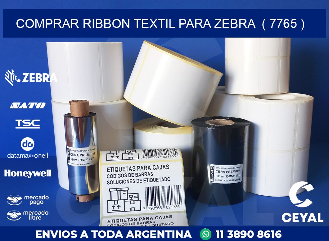 COMPRAR RIBBON TEXTIL PARA ZEBRA ( 7765 )
