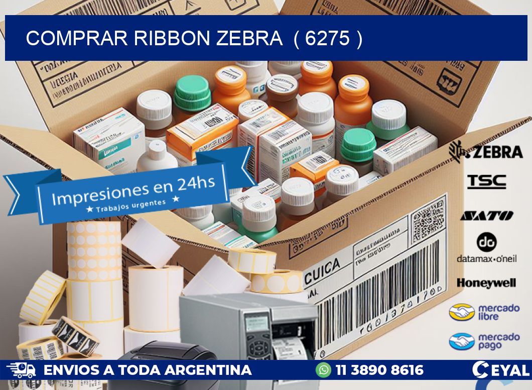 COMPRAR RIBBON ZEBRA ( 6275 )