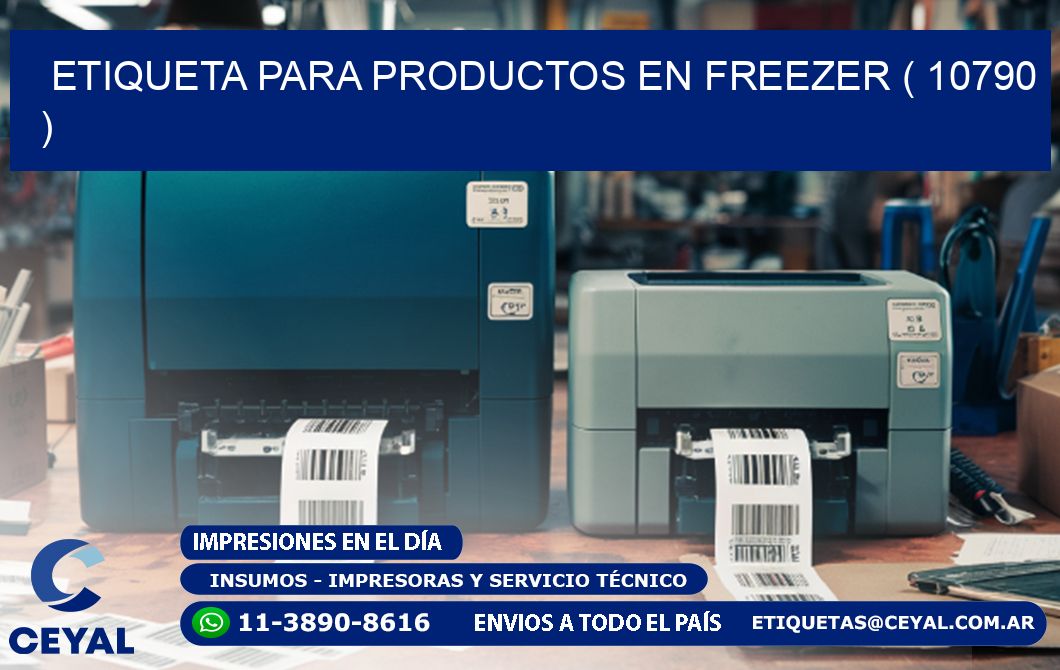 ETIQUETA PARA PRODUCTOS EN FREEZER ( 10790 )