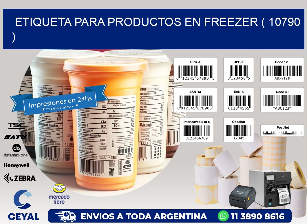 ETIQUETA PARA PRODUCTOS EN FREEZER ( 10790 )