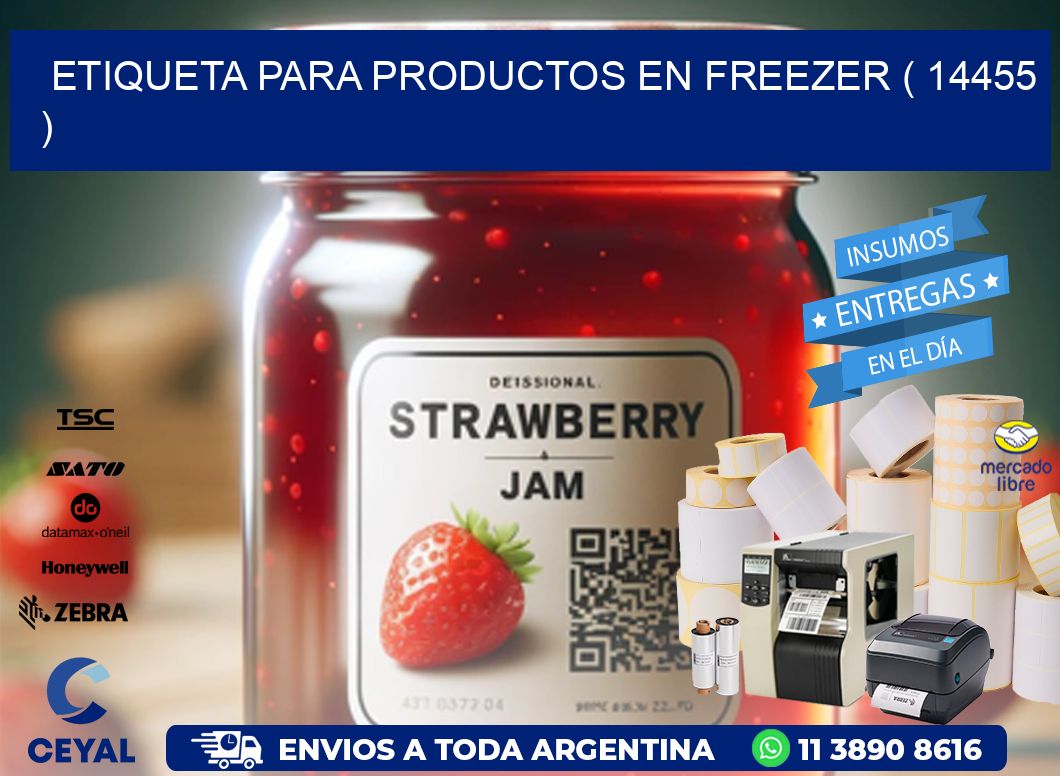 ETIQUETA PARA PRODUCTOS EN FREEZER ( 14455 )