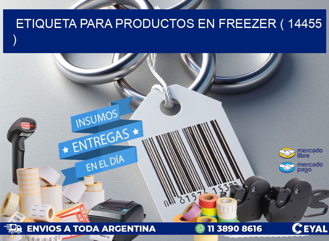 ETIQUETA PARA PRODUCTOS EN FREEZER ( 14455 )