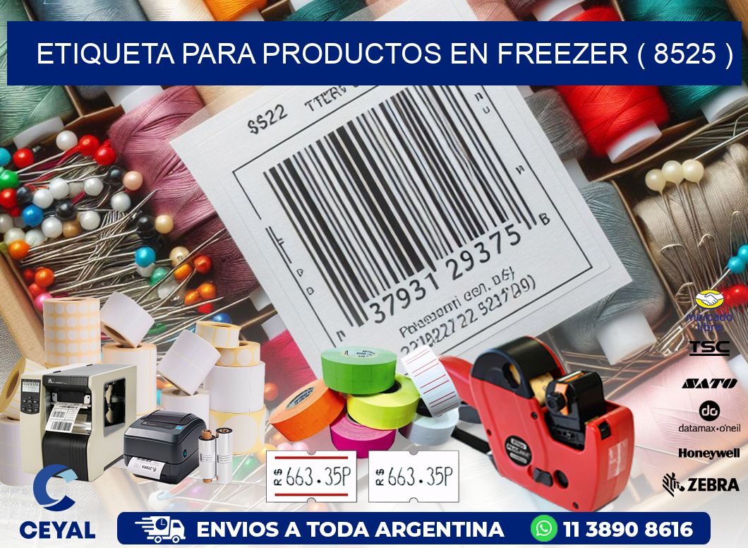 ETIQUETA PARA PRODUCTOS EN FREEZER ( 8525 )