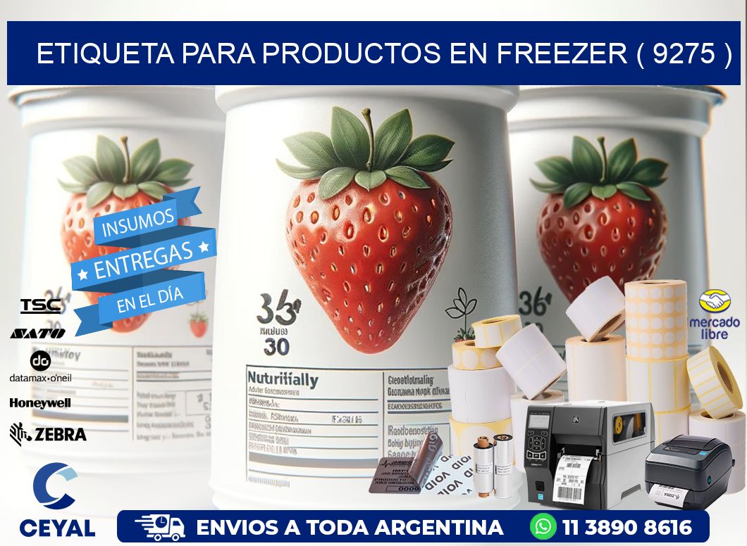 ETIQUETA PARA PRODUCTOS EN FREEZER ( 9275 )