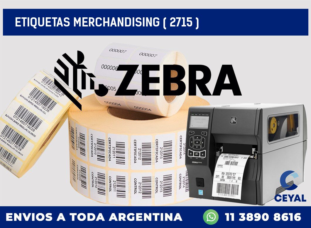 ETIQUETAS MERCHANDISING ( 2715 )