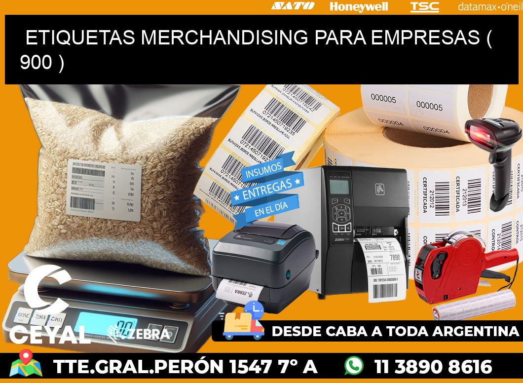 ETIQUETAS MERCHANDISING PARA EMPRESAS ( 900 )