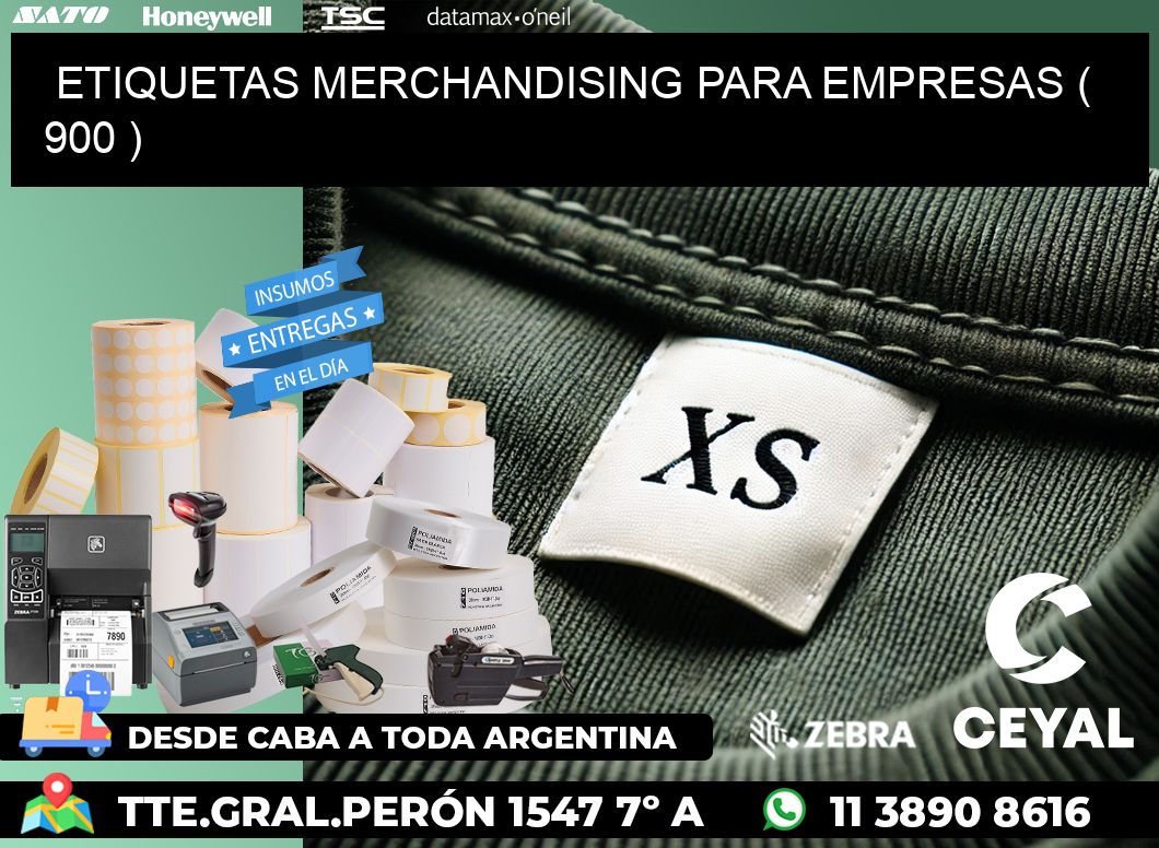 ETIQUETAS MERCHANDISING PARA EMPRESAS ( 900 )