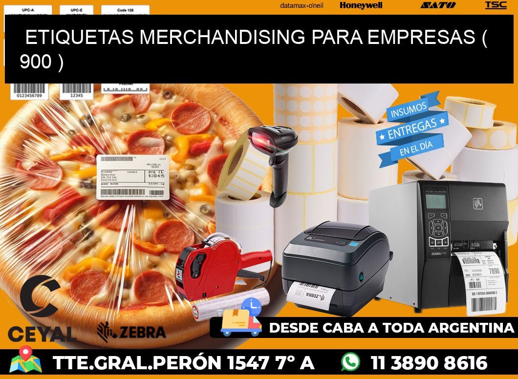 ETIQUETAS MERCHANDISING PARA EMPRESAS ( 900 )