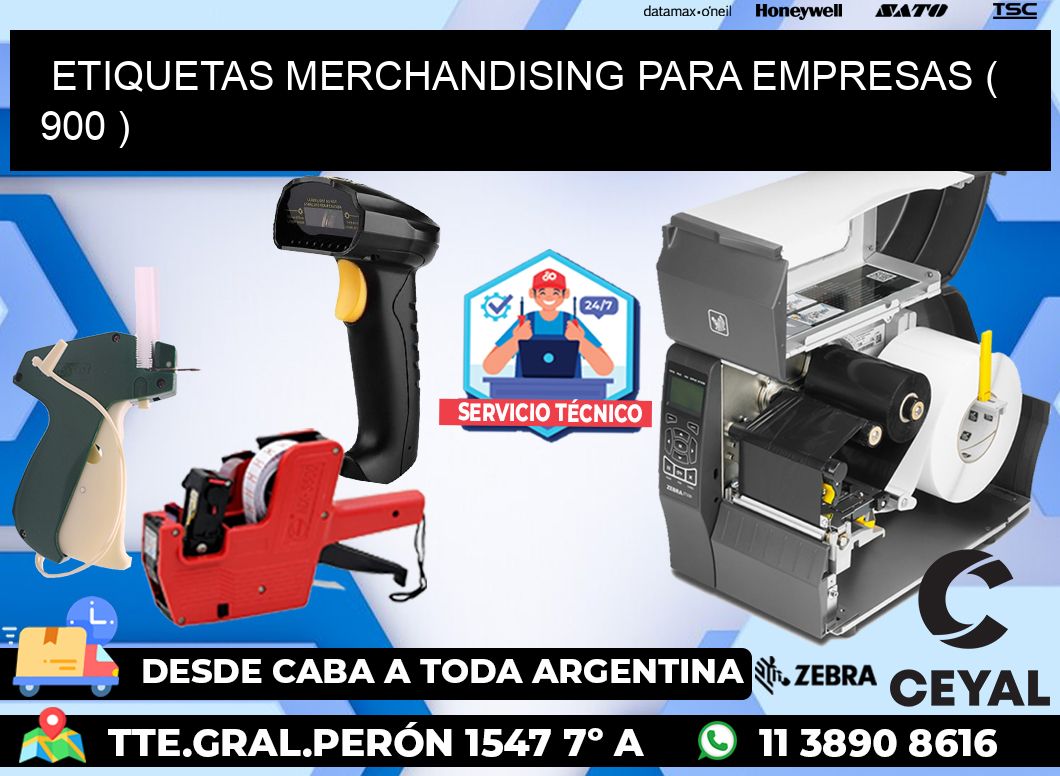 ETIQUETAS MERCHANDISING PARA EMPRESAS ( 900 )