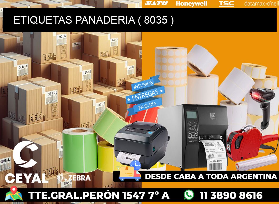 ETIQUETAS PANADERIA ( 8035 )