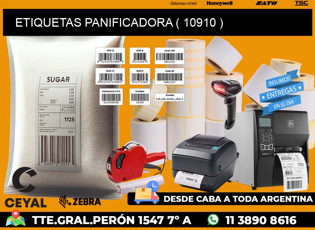 ETIQUETAS PANIFICADORA ( 10910 )