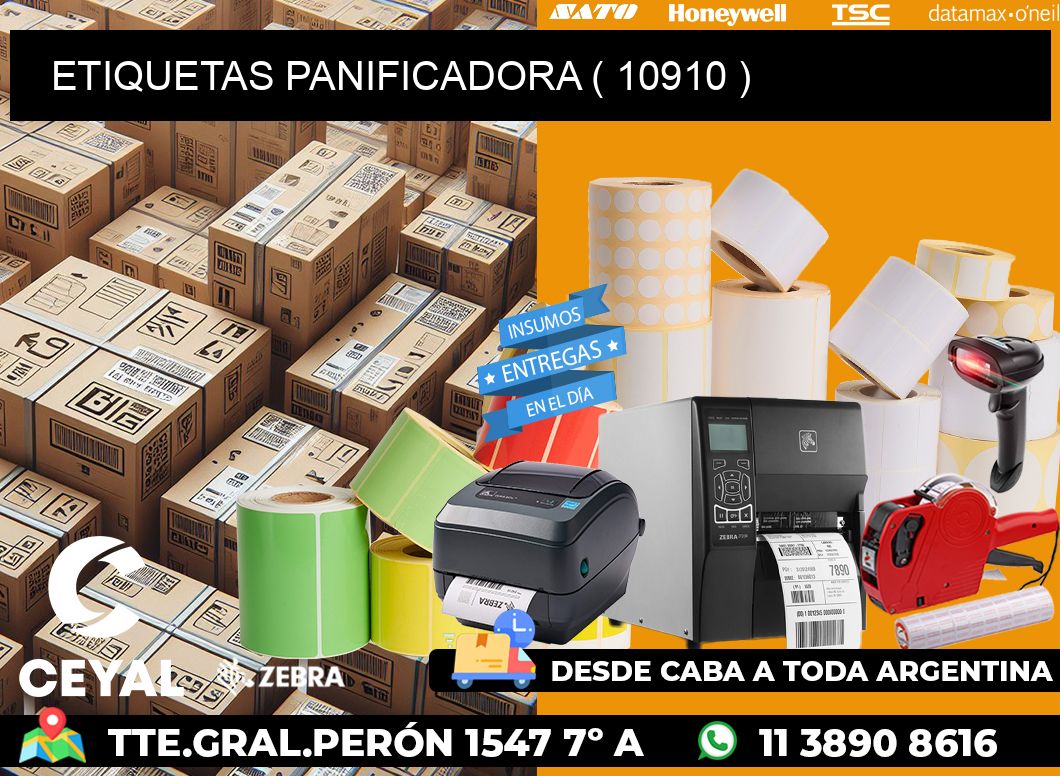 ETIQUETAS PANIFICADORA ( 10910 )