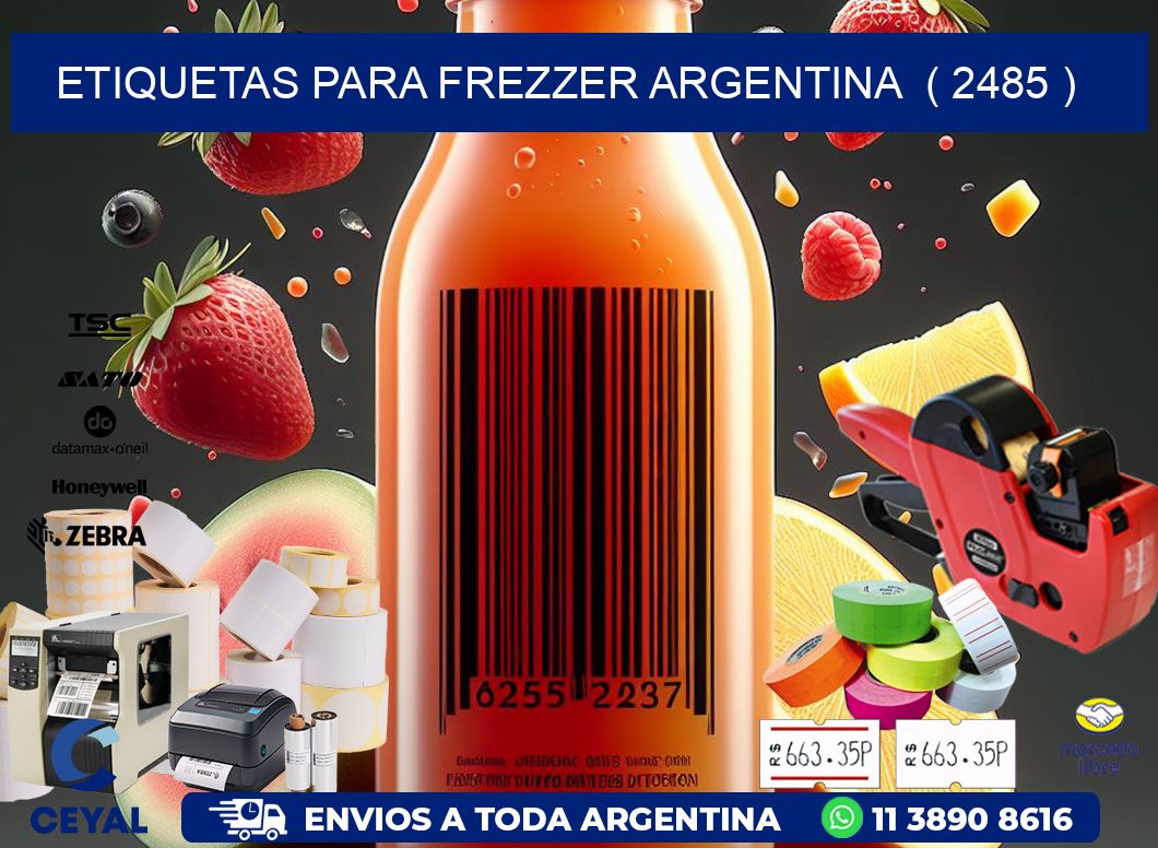 ETIQUETAS PARA FREZZER ARGENTINA  ( 2485 )