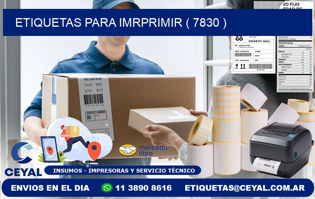 ETIQUETAS PARA IMRPRIMIR ( 7830 )