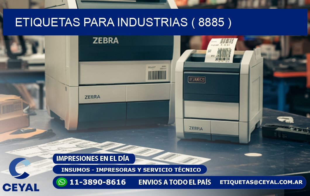 ETIQUETAS PARA INDUSTRIAS ( 8885 )