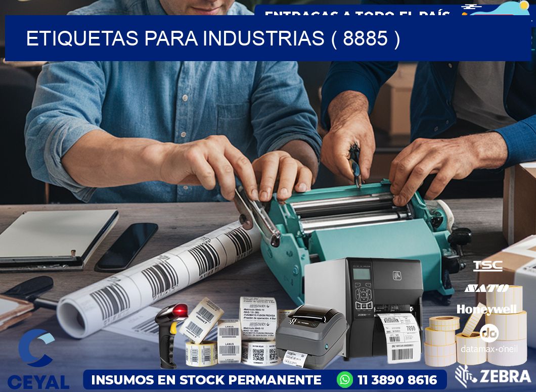 ETIQUETAS PARA INDUSTRIAS ( 8885 )