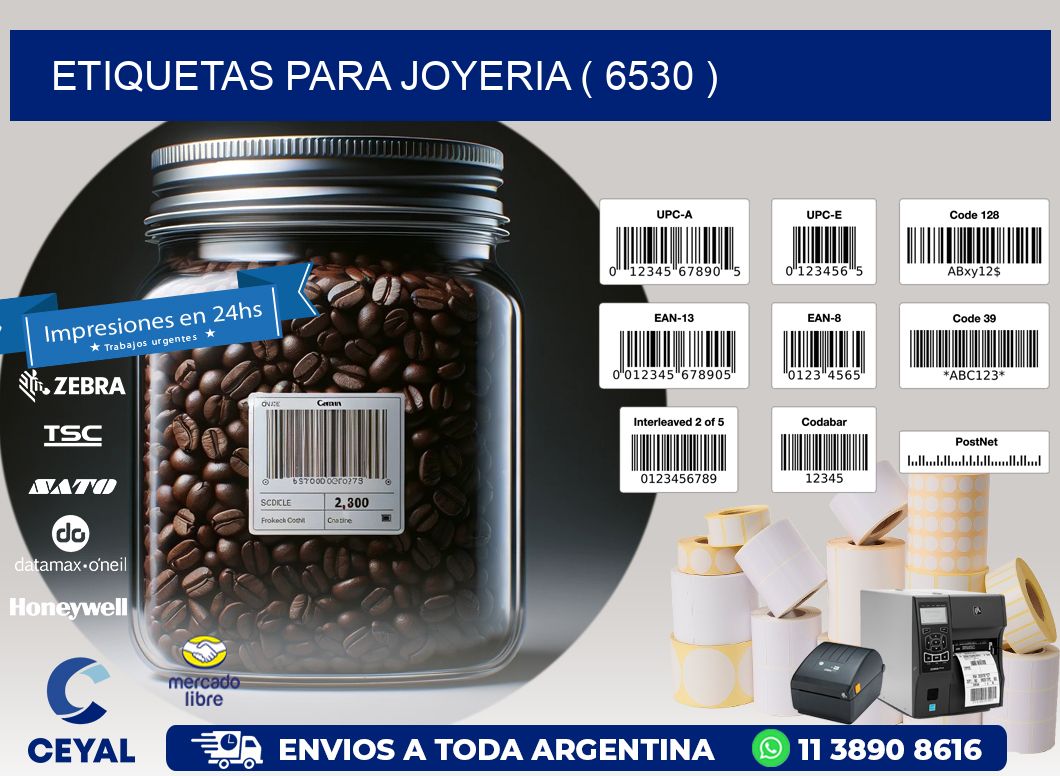 ETIQUETAS PARA JOYERIA ( 6530 )