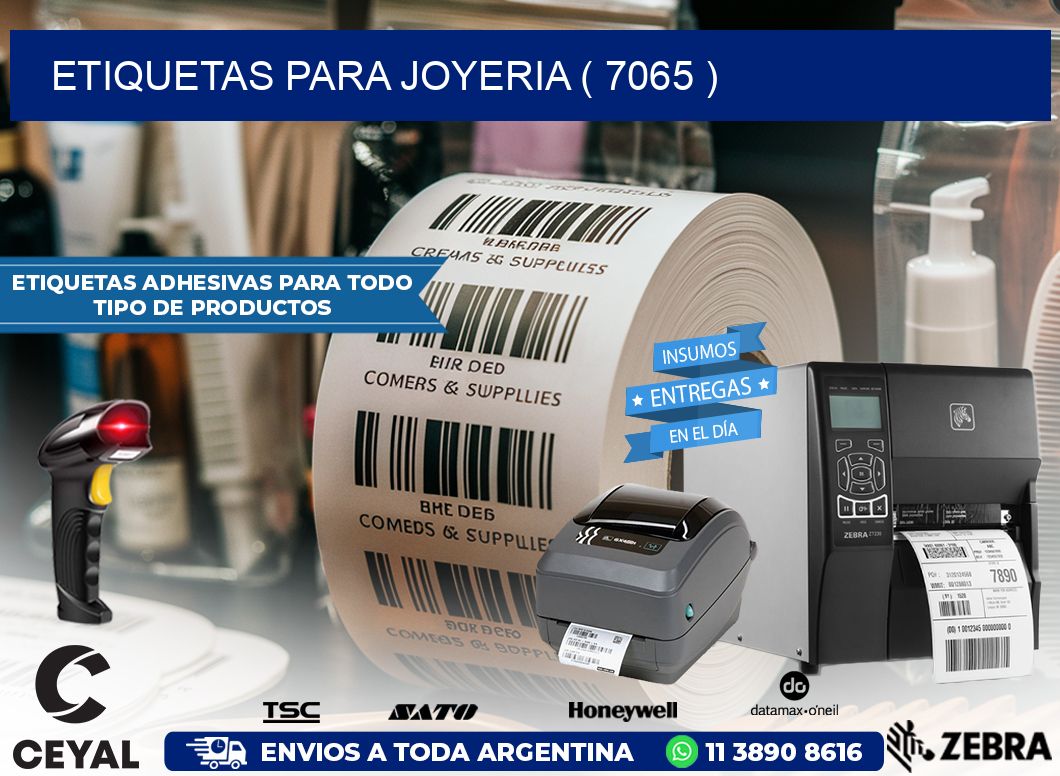 ETIQUETAS PARA JOYERIA ( 7065 )