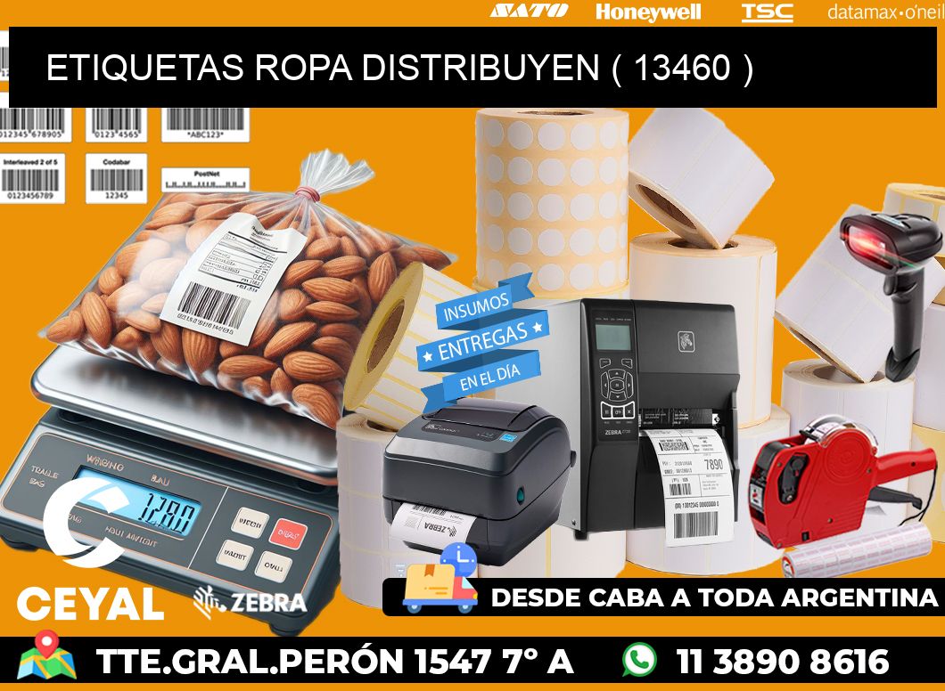 ETIQUETAS ROPA DISTRIBUYEN ( 13460 )