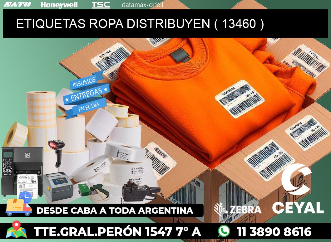 ETIQUETAS ROPA DISTRIBUYEN ( 13460 )