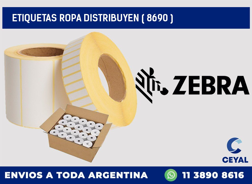 ETIQUETAS ROPA DISTRIBUYEN ( 8690 )