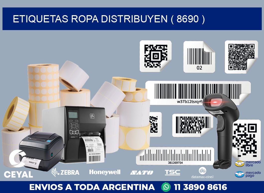 ETIQUETAS ROPA DISTRIBUYEN ( 8690 )