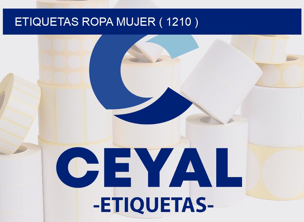 ETIQUETAS ROPA MUJER ( 1210 )