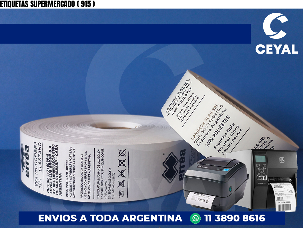 ETIQUETAS SUPERMERCADO ( 915 )