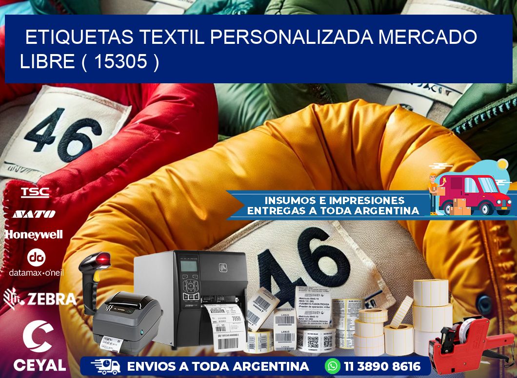 ETIQUETAS TEXTIL PERSONALIZADA MERCADO LIBRE ( 15305 )