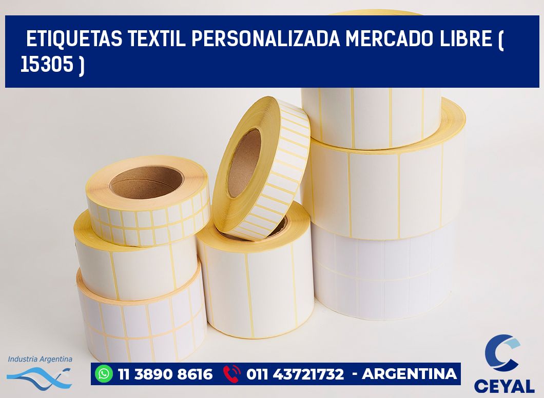 ETIQUETAS TEXTIL PERSONALIZADA MERCADO LIBRE ( 15305 )