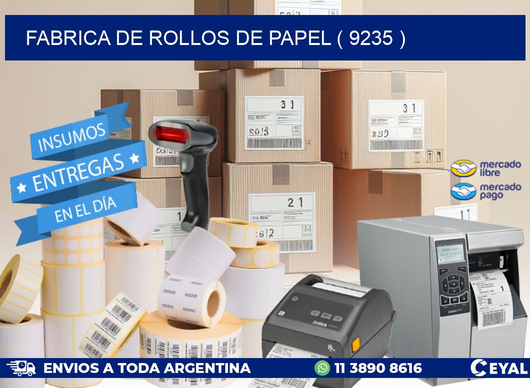 FABRICA DE ROLLOS DE PAPEL ( 9235 )