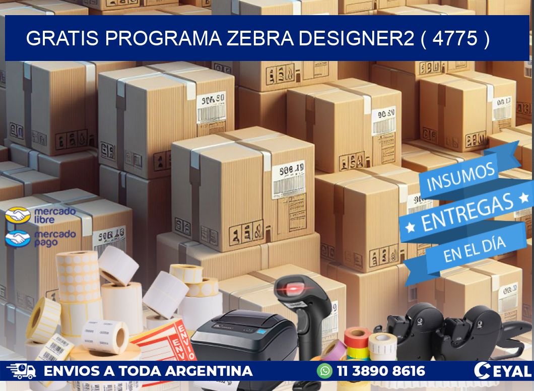 GRATIS PROGRAMA ZEBRA DESIGNER2 ( 4775 )