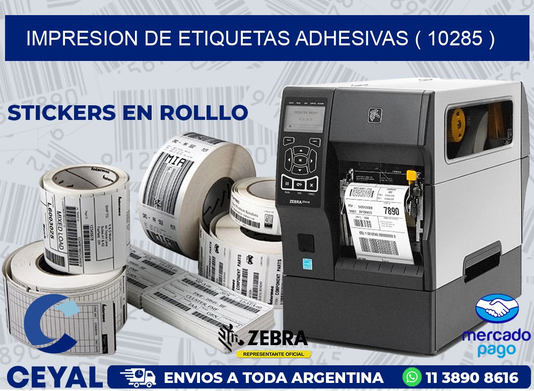 IMPRESION DE ETIQUETAS ADHESIVAS ( 10285 )