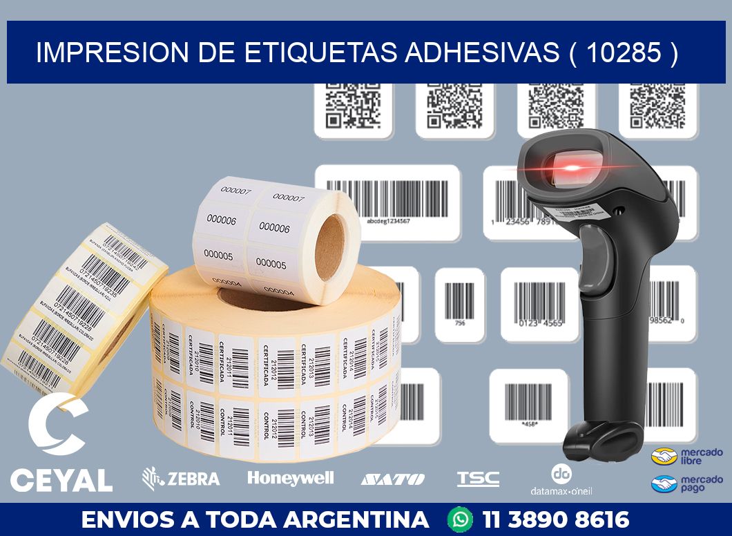 IMPRESION DE ETIQUETAS ADHESIVAS ( 10285 )