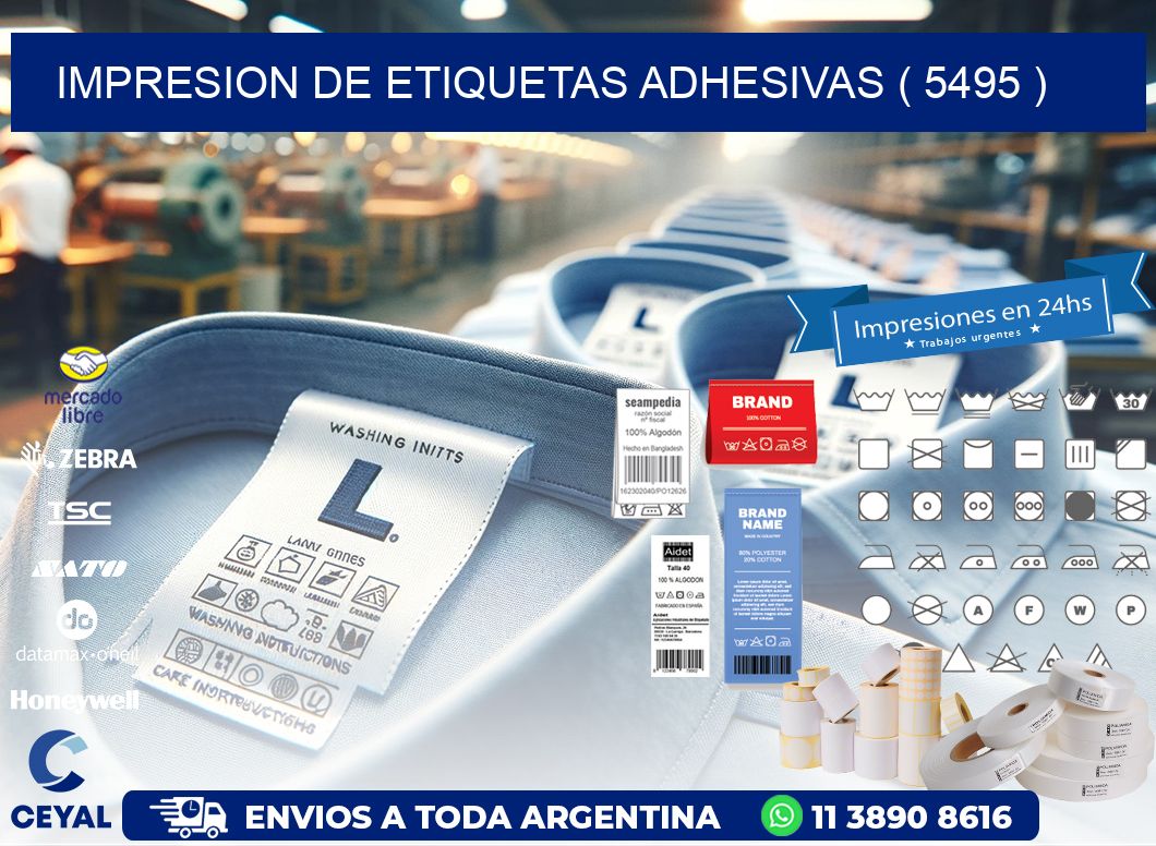 IMPRESION DE ETIQUETAS ADHESIVAS ( 5495 )
