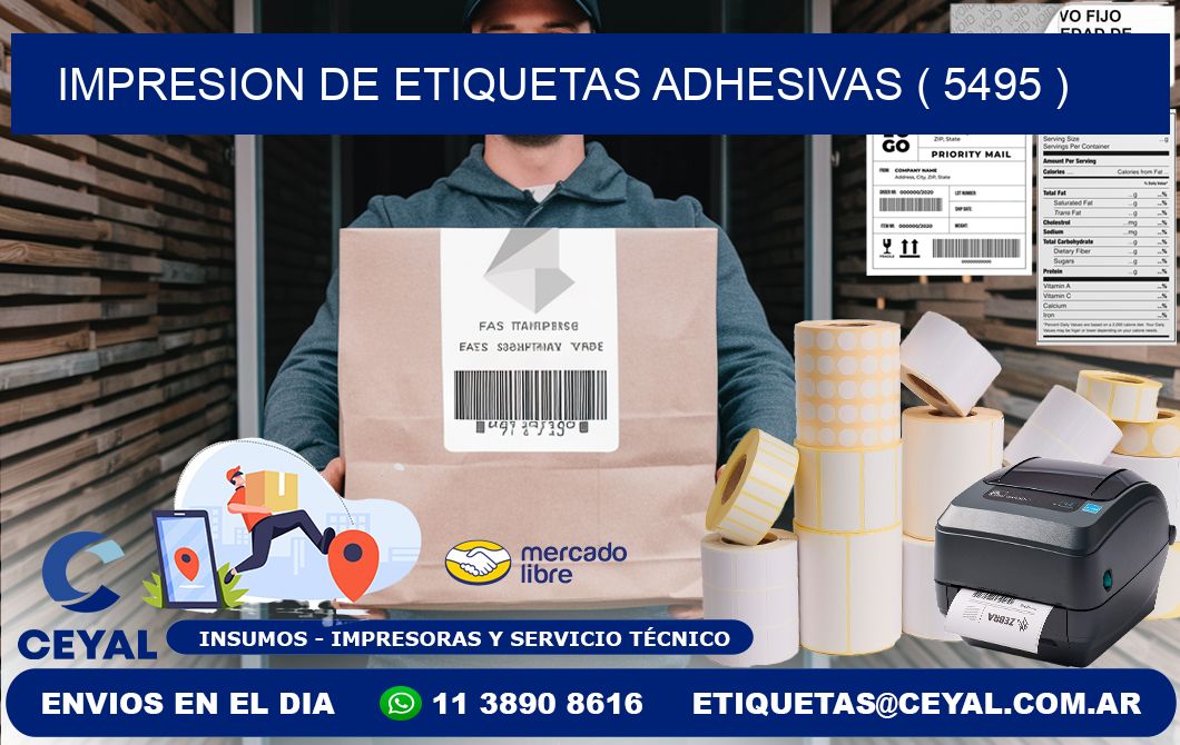 IMPRESION DE ETIQUETAS ADHESIVAS ( 5495 )