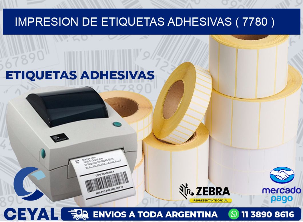 IMPRESION DE ETIQUETAS ADHESIVAS ( 7780 )