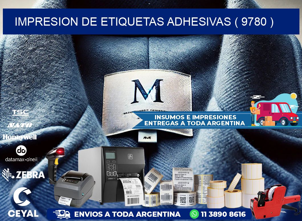 IMPRESION DE ETIQUETAS ADHESIVAS ( 9780 )