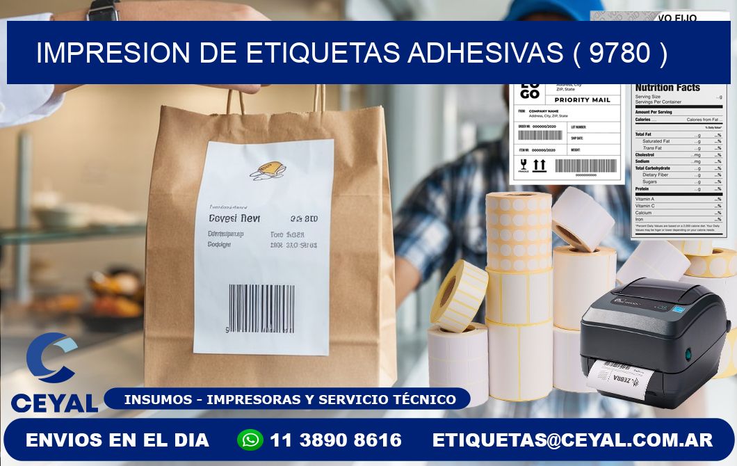 IMPRESION DE ETIQUETAS ADHESIVAS ( 9780 )