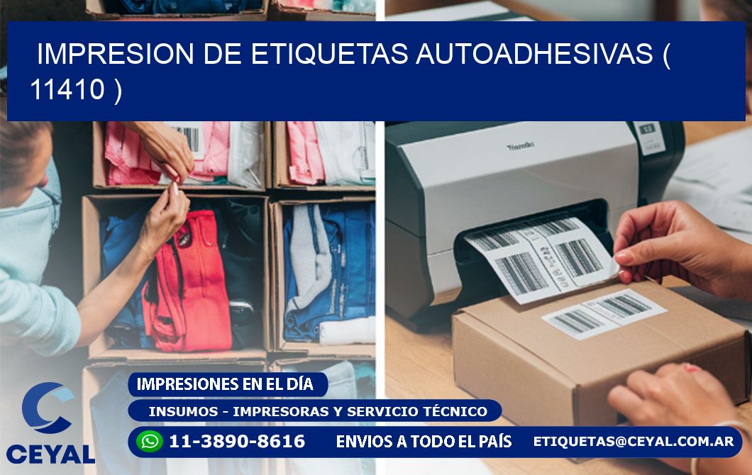 IMPRESION DE ETIQUETAS AUTOADHESIVAS ( 11410 )